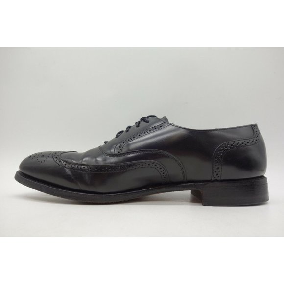 Johnston Murphy USA Optima Black Wingtip Lace Up Oxfords Shoes Men\'s 9.5 D main image 7
